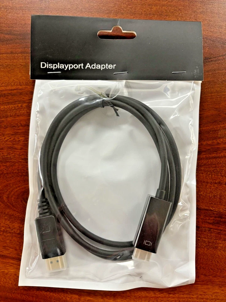 DisplayPort to HDMI Cable 6 feet 2-Pack, Thin Display Port DP to HDMI Adapter... - Image 1 of 1