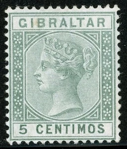 Stamp Gibraltar, Scott # 29 Mint LH - Picture 1 of 2