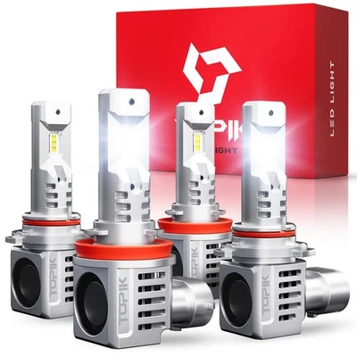 Combo Bombilla LED T26 9005 H11 HB3 H9/H8 Bombillas, 900% Más Brillante 72000LM 6500K Cool... Foto 1 de 4