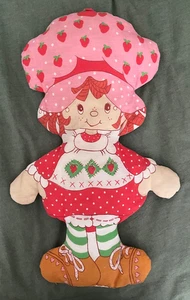 Vintage 1980er Strawberry Shortcake 17" Kissen Puppe SCHNEIDEN & NÄHEN KINDERSPIELZEUG - Bild 1 von 4