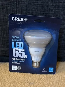 Cree 65W DAYLIGHT 5000K BR30 Dimmable LED Flood Light - 1 Pack - New in Pkg - Picture 1 of 8
