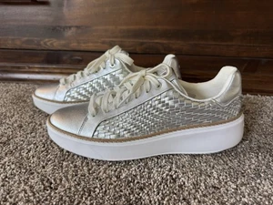 Cole Haan Grandpro Topspin Sneakers Womens Size 8 Silver - Picture 1 of 8