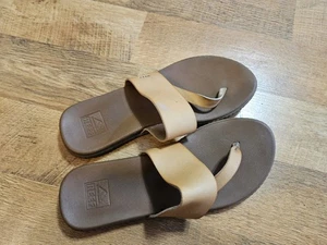 REEF Mujer Talla 8 Sandalias Cuero Excelente Estado - Imagen 1 de 3