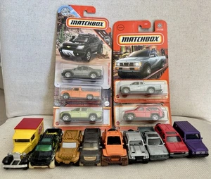 š„Matchbox Nissan Hardbody~Chevy~Toyota~GMC Terradyne~Swamp Raider~Set of 14 - Picture 1 of 10