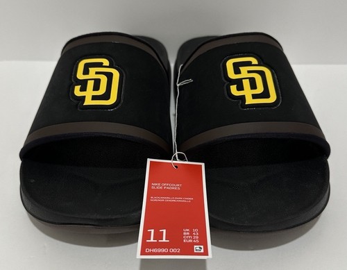 Nuovi sandali San Diego Padres Nike x MLB Offcourt Slides da uomo taglia 11 DH6990 002