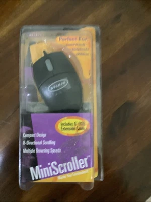 Ratón óptico Belkin MiniScroller diseño compacto (nuevo) para manos pequeñas Foto 1 de 2