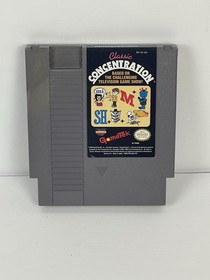 Classic Concentration NES Nintendo Entertainment System Game Only Tested Working