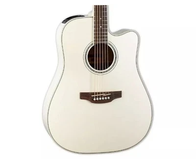 Guitarra A/E Takamine GD37CE-PW Serie G Cutaway - Blanco Perla - Stock B Foto 1 de 4
