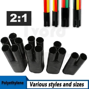 2:1 Ratio Heat Shrink Breakout Boots Adhesive Glue 2 3 4 5 Core Cable Splitter - Picture 1 of 8