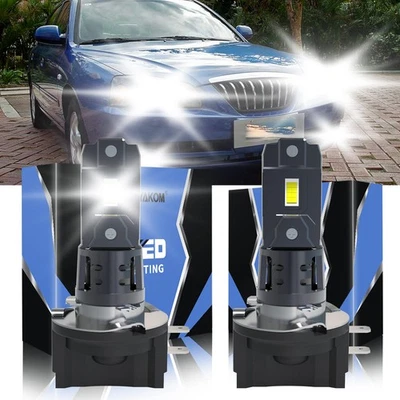 For Hyundai Elantra 2007-2012 LED Headlight Bulbs Low Beam Lights Bright White - Image 1 of 4