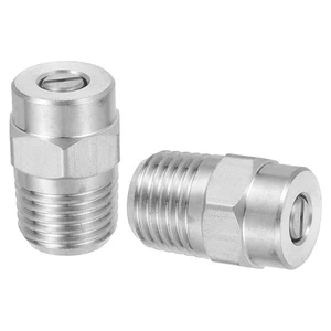 Ugello filettato punte pulitori superfici, 1/4 pollice NPT maschio, 035 orifizio, 40 gradi - Foto 1 di 6