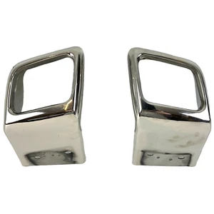 Exhaust Tips Tailpipes Fits Range Rover Evoque Dynamic 11-18 Chrome Silver - Picture 1 of 6
