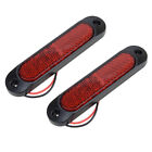2xRed Tail Brake Stop Side Marker Clearance Light 27 LED Truck Boat Trailer po