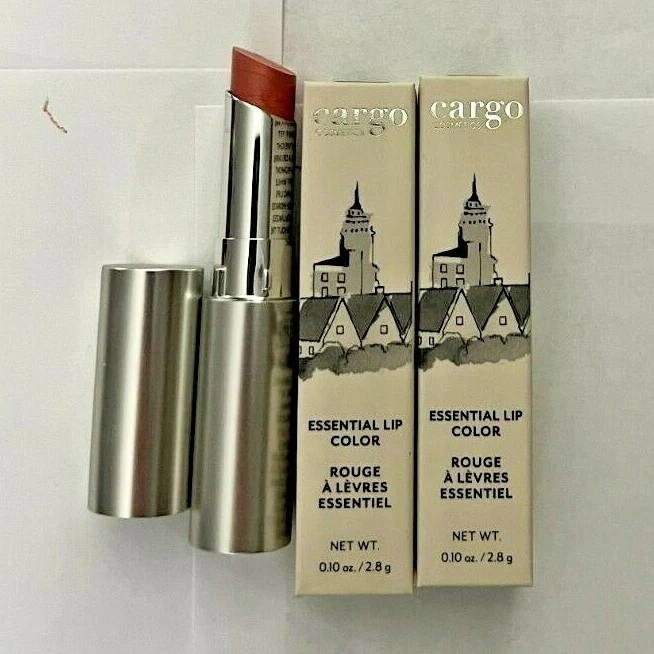 LOTE DE 2 BERMUDAS CARGO COSMETICS ESSENTIALS COLOR DE LABIOS ELC-03 0,1 oz NUEVO EN CAJA Foto 1 de 1