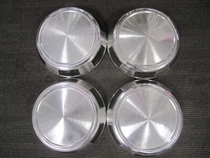 1964-1986 Mopar Dodge Plymouth NOS OEM Machined Dog Dish Hubcaps 9.0" - Set/4 - Picture 1 of 10