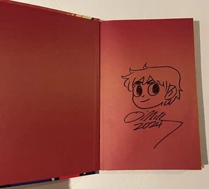 Bryan Lee O’Malley Scott Pilgrim Vol 1 Color Edition Signed Sketch w/proof RARE - Picture 1 of 5