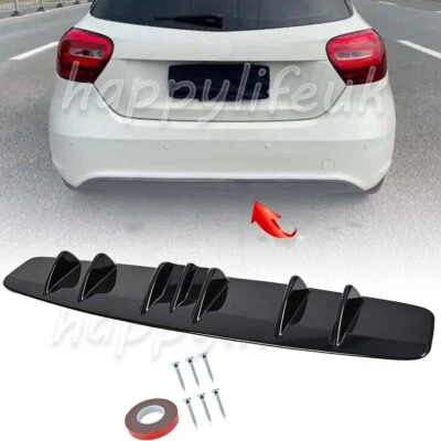 33" Rear Bumper Diffuser Splitter Chin Lower Spoiler For Benz A-Class A180 A200 - Image 1 of 4