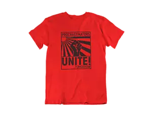 T-Shirt Procrastinators Unite - Bild 1 von 4