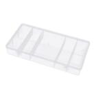 Transparent Cover Rectangle Vertical 5 Grid Eyelash Extension Tool Storage Boxs