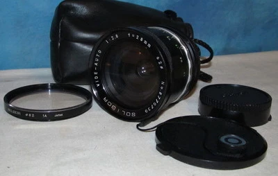 SOLIGOR No. 2770730 Wide Auto 28mm 1:2.8 Camera Lens Canon Mount J515 - Image 1 of 4