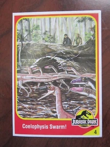 COELOPHYSIS # 4 JURASSIC PARK SERIES 1 LIM ED MOVIE COLLECTOR CARD KENNER NM- - Picture 1 of 3