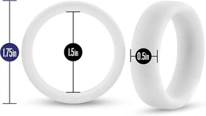 Eden Pro C Ring Satin Smooth Body Safe Silicone Strong & Stretchy Sex Toy - Picture 1 of 4