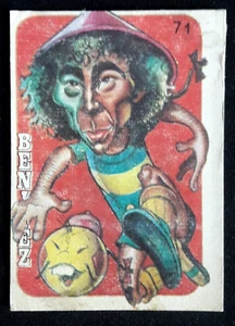 1979 Crack Super Futbol Jorge Benitez Caricature Card Boca Juniors Argentina - Picture 1 of 5