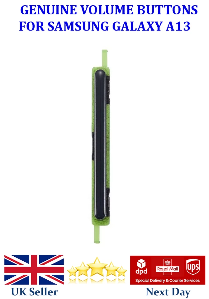 For Samsung Galaxy A13 Volume Buttons Side Key Replacement Set Black - Image 1 of 1