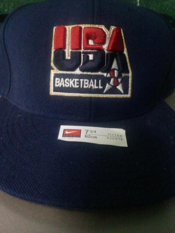 Nike Team USA Basketball 1992 Dream Olympic Team Golden Barcelona Hat cap 7 3/4