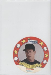 1990 Holsum Bread Superstars Discs Steve Sax #16