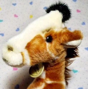 10" Aurora Miyoni Giraffe Plush Super Soft Stuffed Animal Toy - Picture 1 of 15