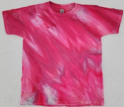 Camiseta Gildan Procion Ice Tie Dye Juvenil Pequeña Rosa Única en su Clase Personalizada Foto 1 de 4