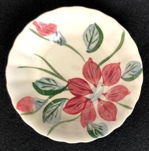 Vtg Blue Ridge POINSETTIA (COLONIAL) Dessert Bowl Southern Pottery VG Cond - Picture 1 of 4