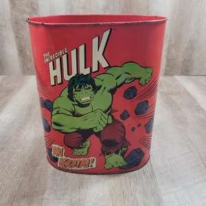 Cheinco Marvel Incredible Hulk Metall 13,5" Mülleimer 1979 Made in USA selten - Bild 1 von 8
