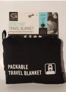 G Force - Jersey Knit - Travel Blanket Color Black - Picture 1 of 3