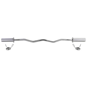 120cm Olympia Langhantel SZ Curl Stange 50mm mit Klemmen - Bild 1 von 8