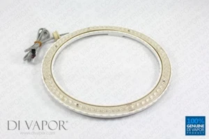 Di Vapor (R) Bathroom Shower Light L.E.D. Circular Light for Steam Shower Room - Picture 1 of 4
