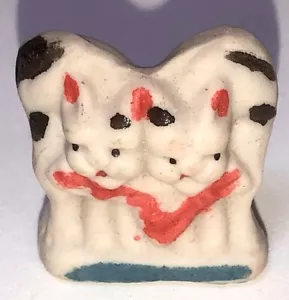 Muñeca Charlotte Penny congelada bisque porcelana Japón vintage gatos - Imagen 1 de 12
