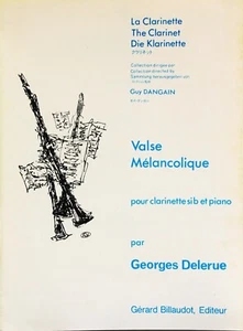 La Clarinette Valse Melancolique by Georges Delerue - Picture 1 of 1