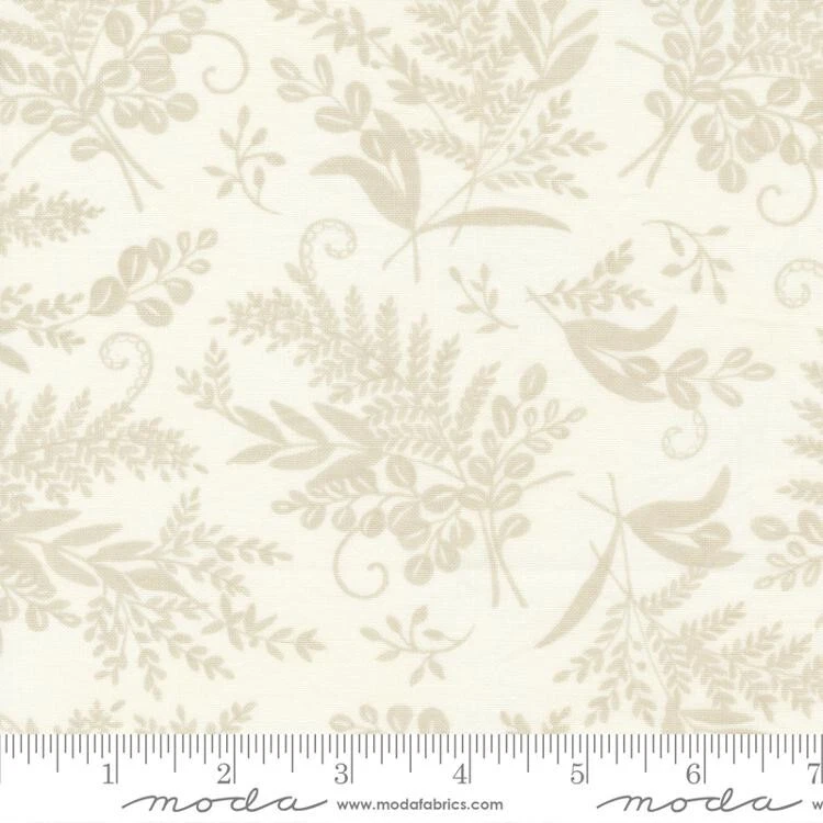 Happiness Blooms by Deb Strain White Washed 56054-11, 1 Yd - Image 1 of 1