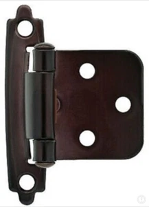 2er Set Liberty Hardware H0103AC-BZR-O selbstschließendes Overlay Schrankscharnier BRONZE - Bild 1 von 6