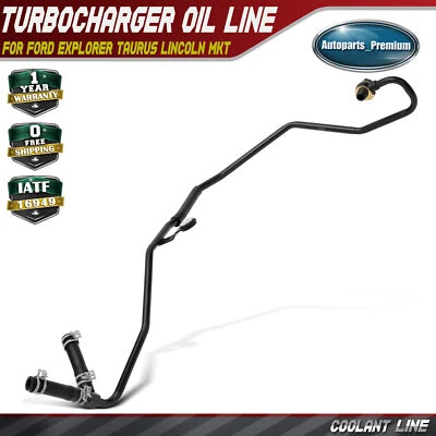 1x Supply (Left) Turbocharger Coolant Line for Ford Explorer Taurus Lincoln MKT - Image 1 of 4