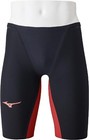 Mizuno Mens Swimsuit GX SONIC 6 NV Half Spats ‎N2MBA501 96 Black/Red 2023 Japan