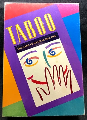 Taboo Board Game Vintage 1989 Milton Bradley   in EUC-All parts present - Image 1 of 4