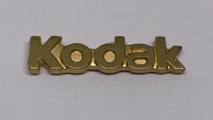 Kodak Camera Photo Brand Text Gold-Tone Logo Lapel Pin (170-2) - Picture 1 of 2
