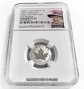 2023 CANADA - Maple Leaf Fractional Set - 2 Dollars - 1/10th oz - REVERSE PF 70 - Picture 1 of 2