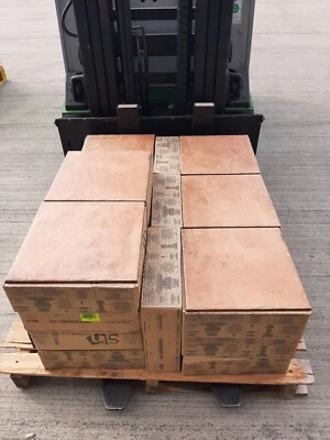 60sqm (R12) Anti-slip Light Terracotta 12mm Thick Strong Ceramic Tiles 33x33cm - Image 1 of 4