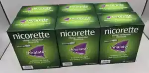 Nicorette Inhalators 6-36 Cartridges Mouthpiece 15mg Inhalator Quit Smoking - Picture 1 of 9