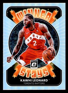 2021-22 Donruss Optic Kawhi Leonard Winner Stays Holo Prizm #18 - Picture 1 of 1