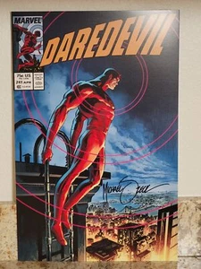 Cómics de Marvel Daredevil #241 11x17 impreso firmado Mike Zeck con certificado de autenticidad - Imagen 1 de 3